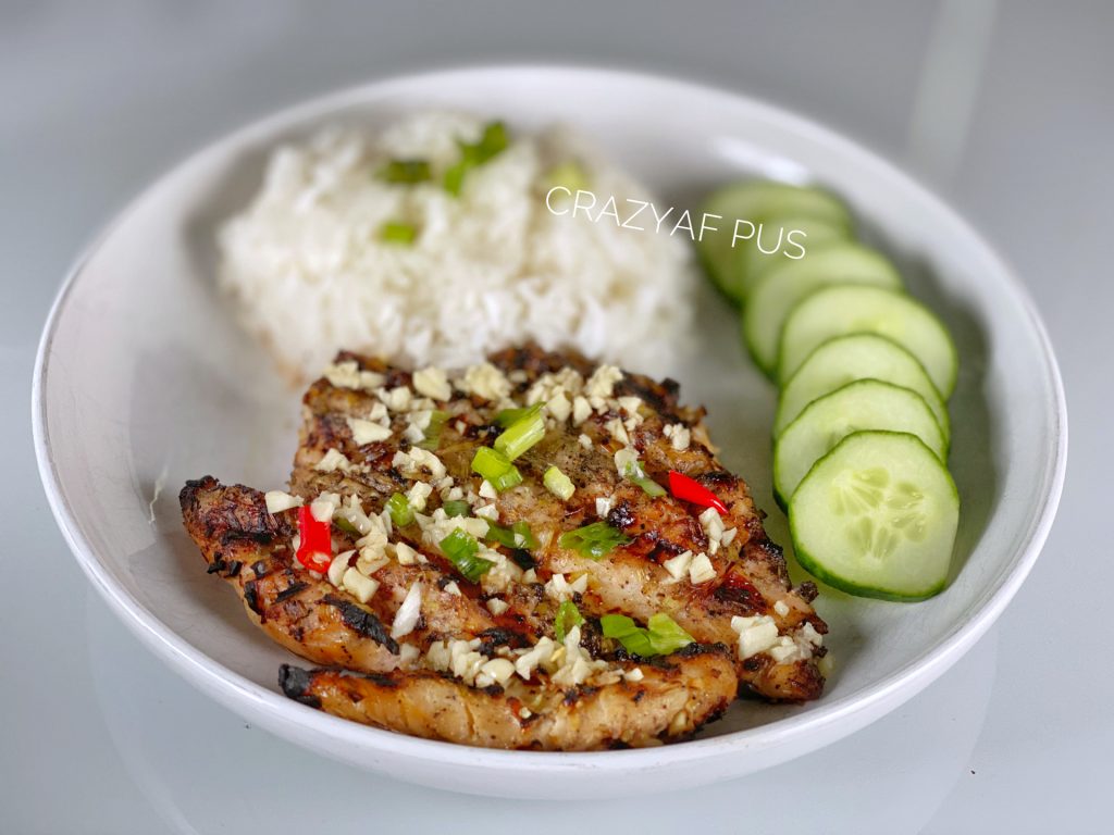 Grilled chicken by iPhone